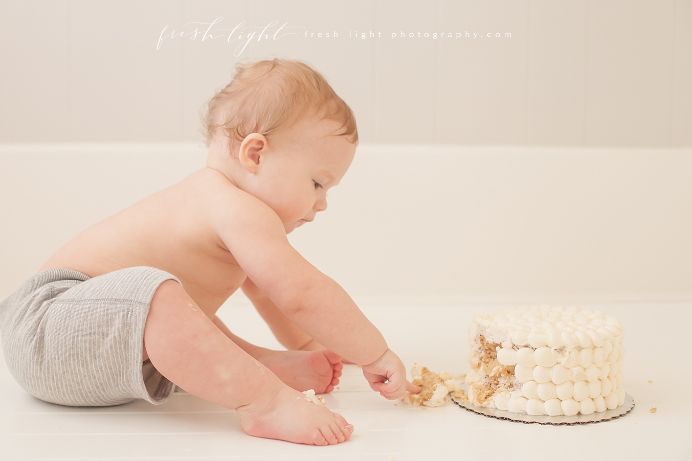 Houston Cake Smash Baby Photographer | Fresh Light Photography