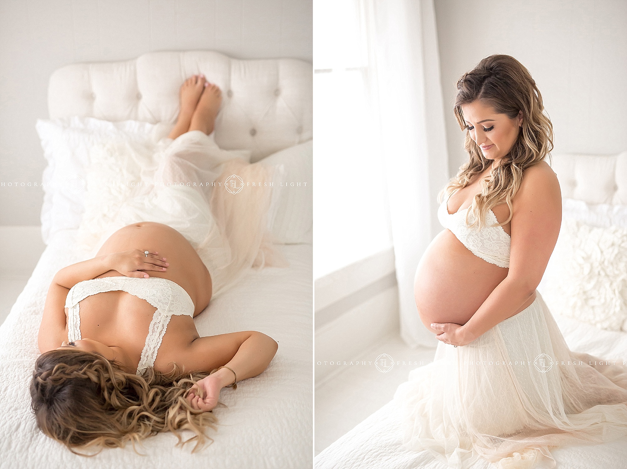 Houston Area mom maternity shoot with twins