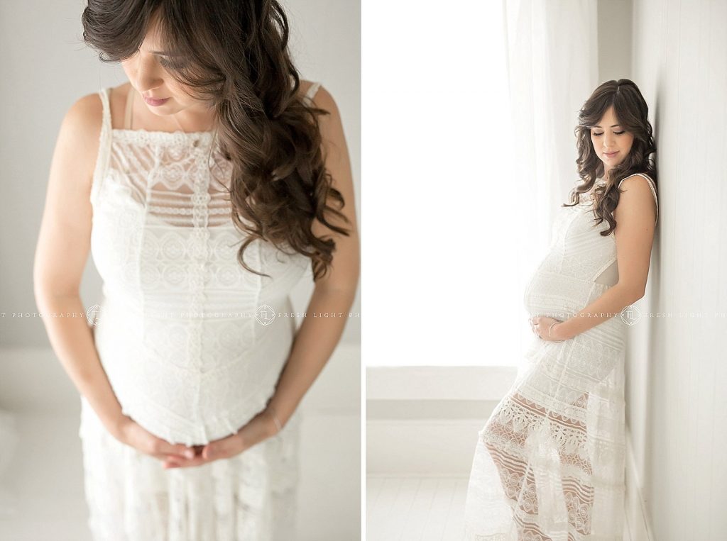 fresh light photography in Houston takes pictures of a pregnant mom
