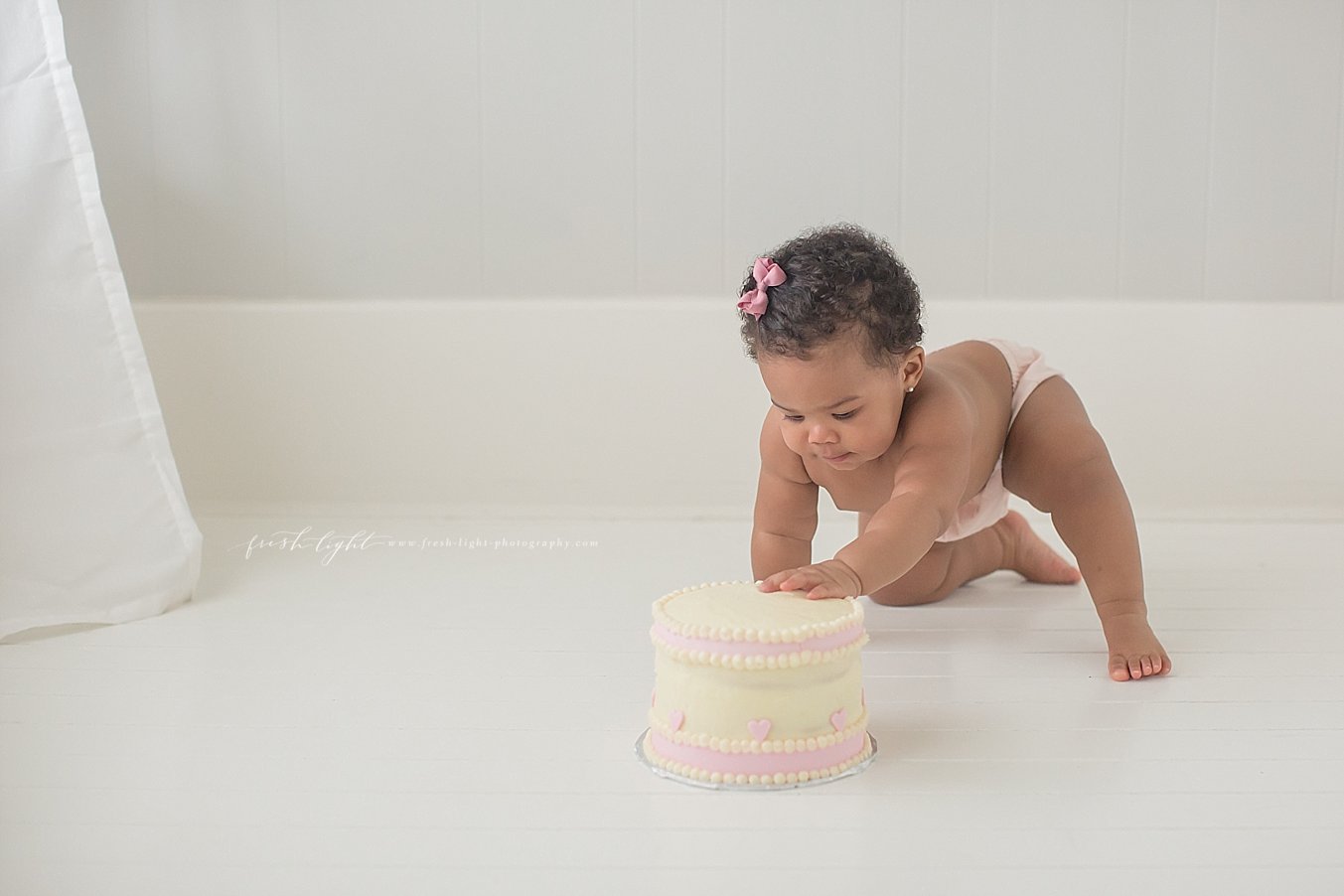houston baby photographer cake smash