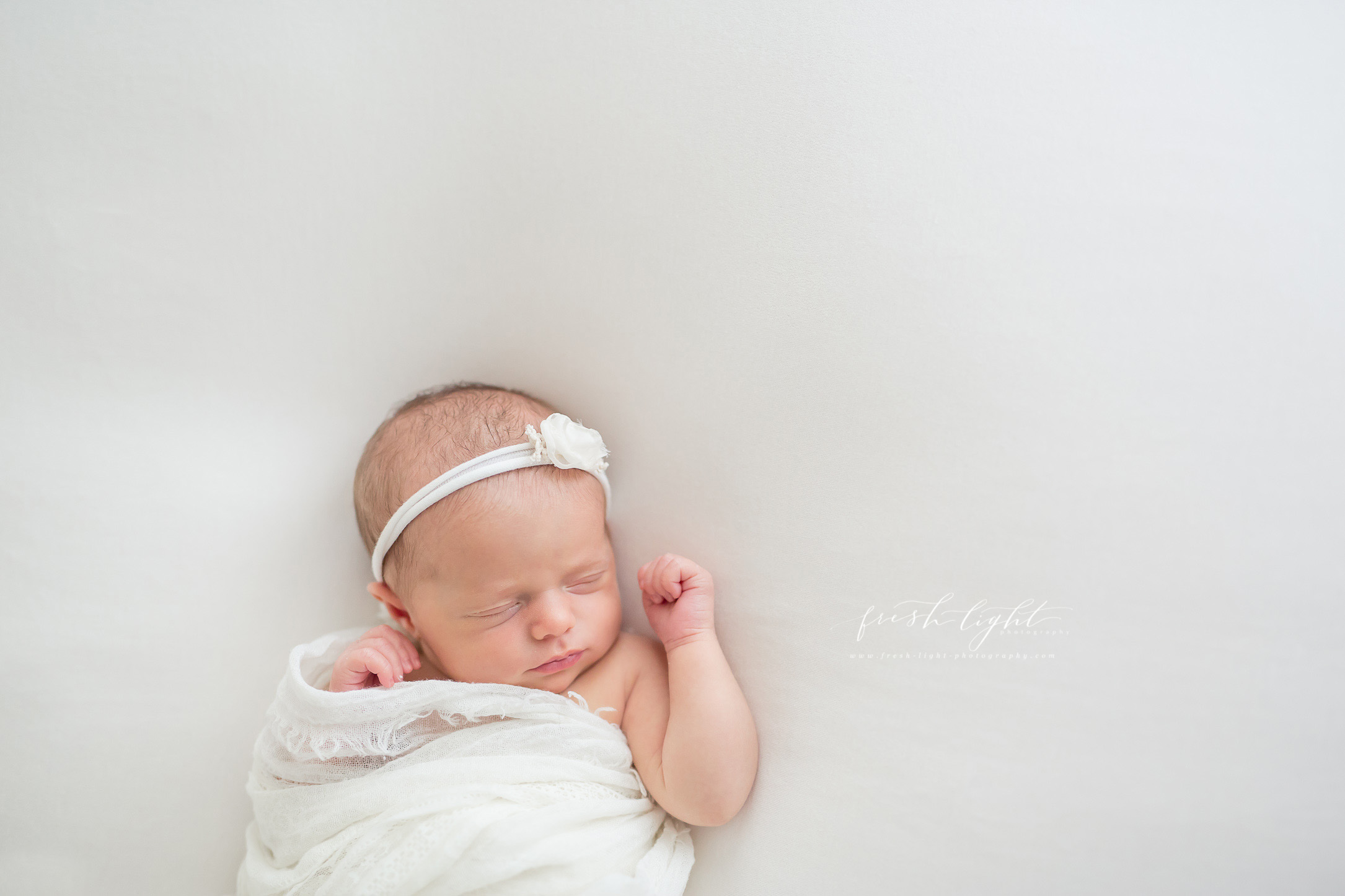 Newborn baby photographed by Fresh Light Photography in Houston