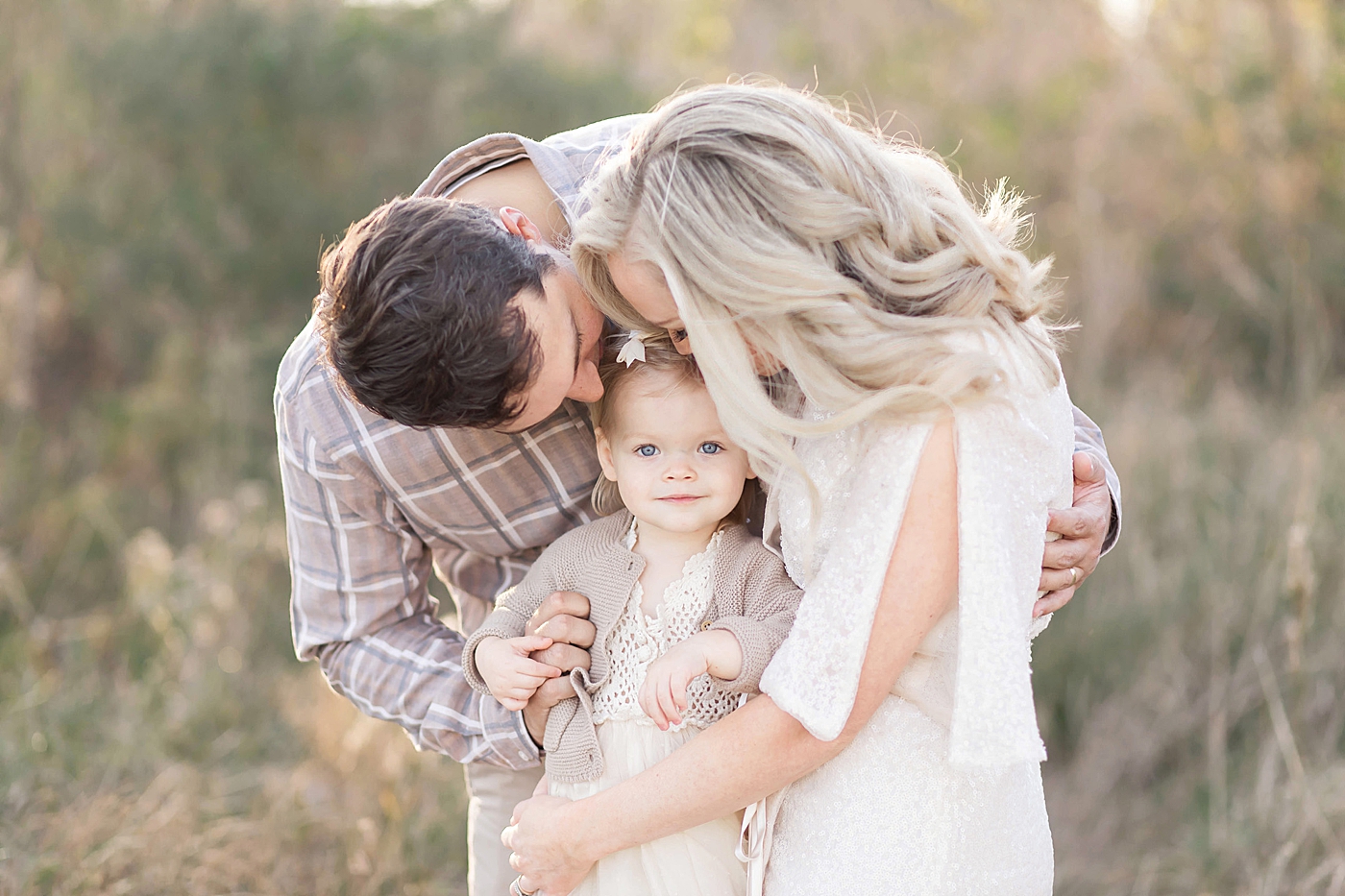 Outdoor family session to celebrate baby's first year with Fresh Light Photography.
