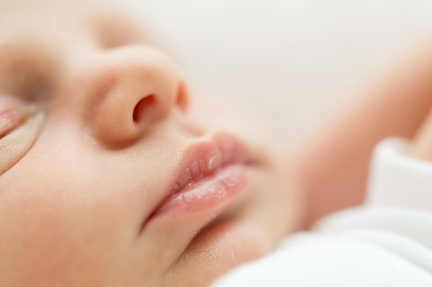 newborn details of baby's lips | Fresh Light Photography