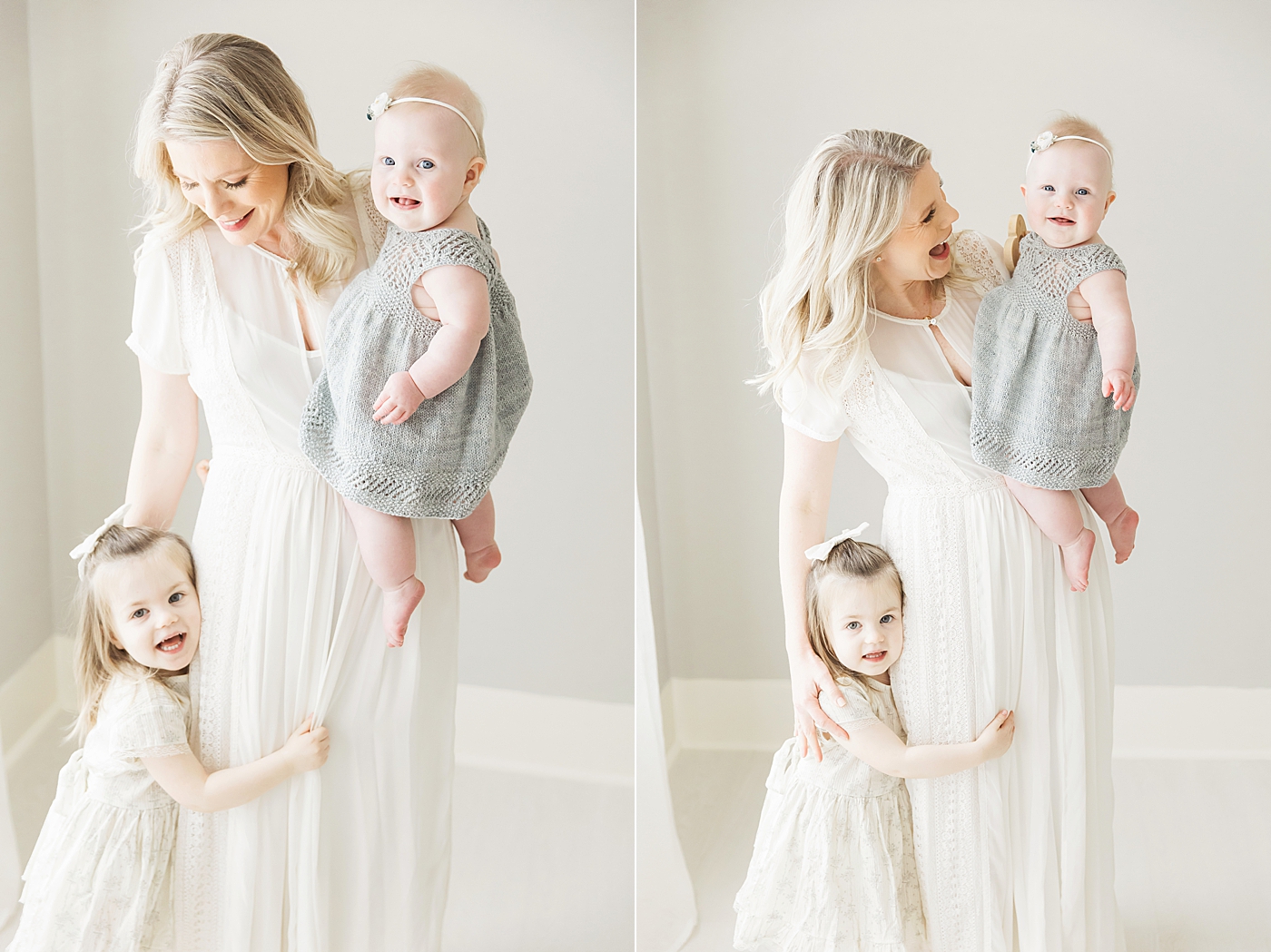 Mom with her two girls. Photos by Fresh Light Photography.