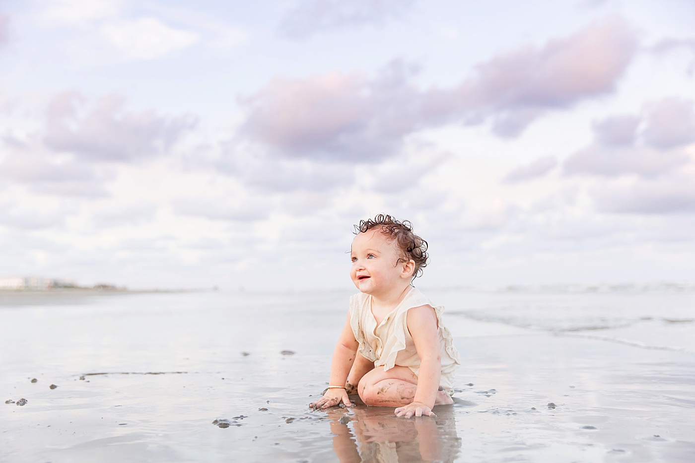 Blog post for preparing your toddler for your Galveston Beach family session with Fresh Light Photography.