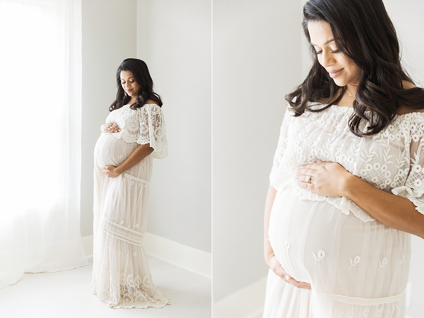 Maternity photoshoot for twin mama. Photo by Fresh Light Photography.