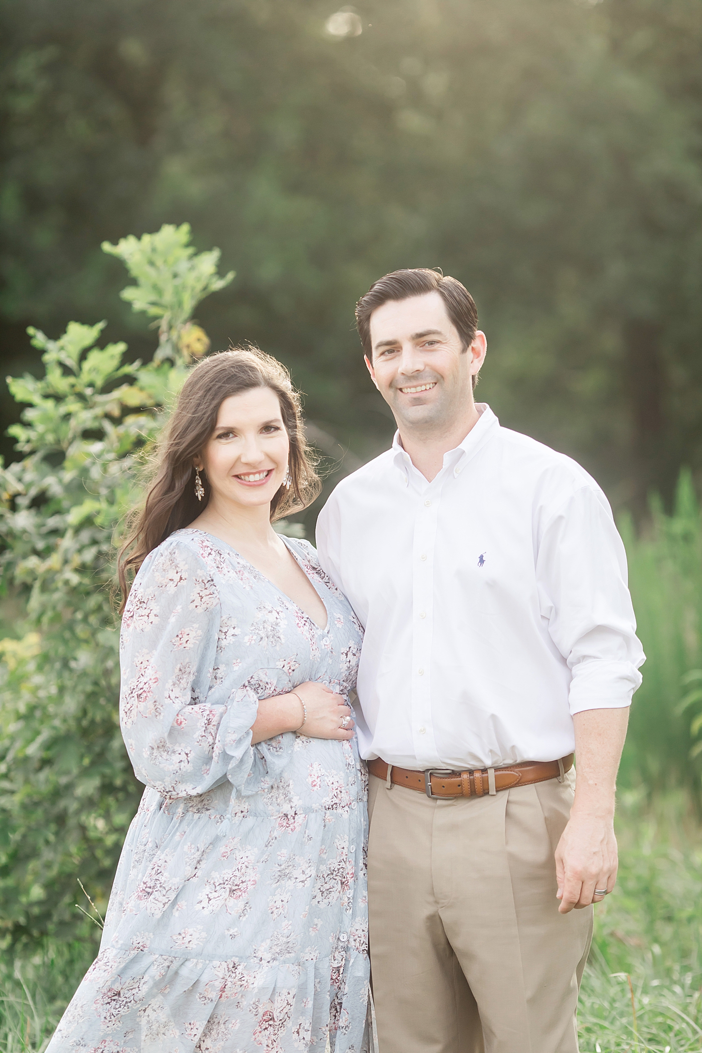Outdoor maternity session with first-time parents. Photo by Fresh Light Photography.