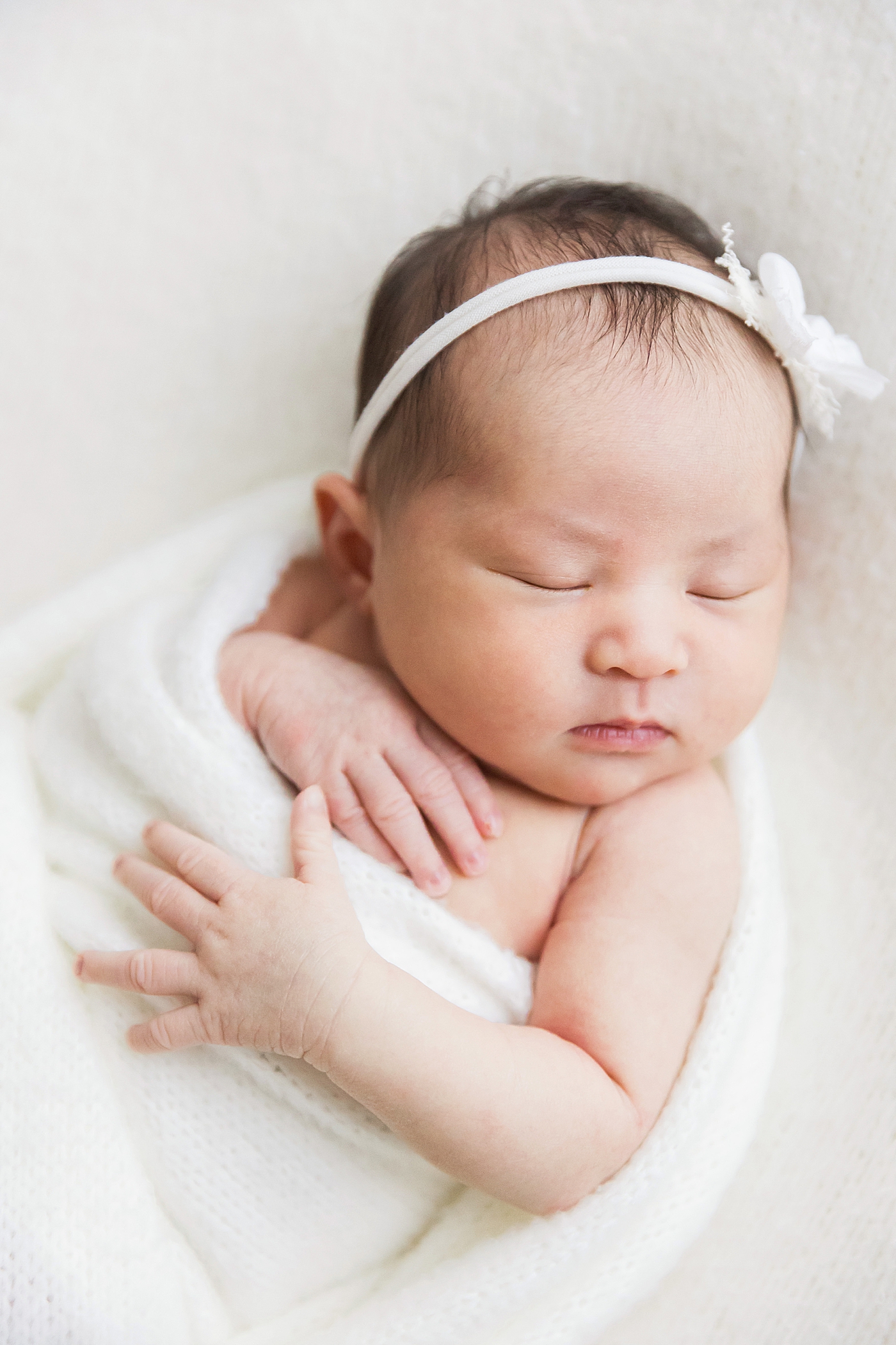 Professional newborn photography by Fresh Light Photography in Houston Heights Studio.