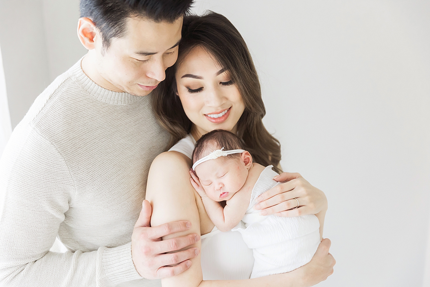 Professional newborn photography session with Fresh Light Photography in Houston, TX.