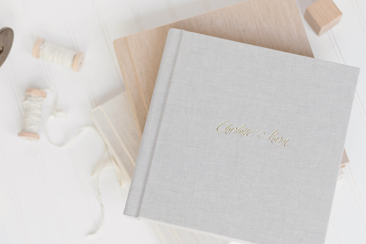 Handcrafted, linen albums | Fresh Light Photography
