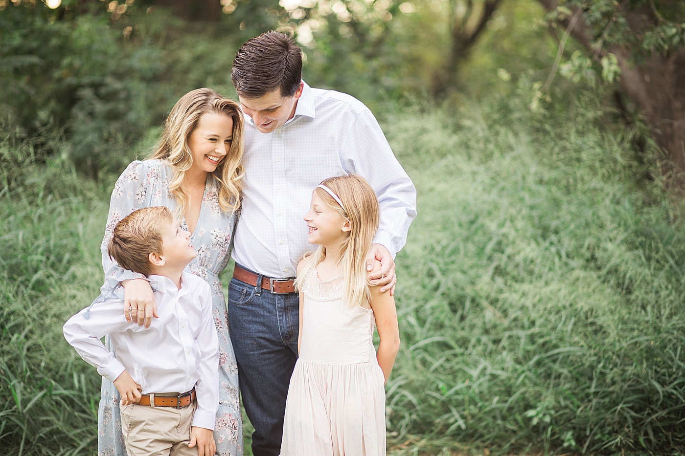 Fall family portraits in Houston Heights with Fresh Light Photography.