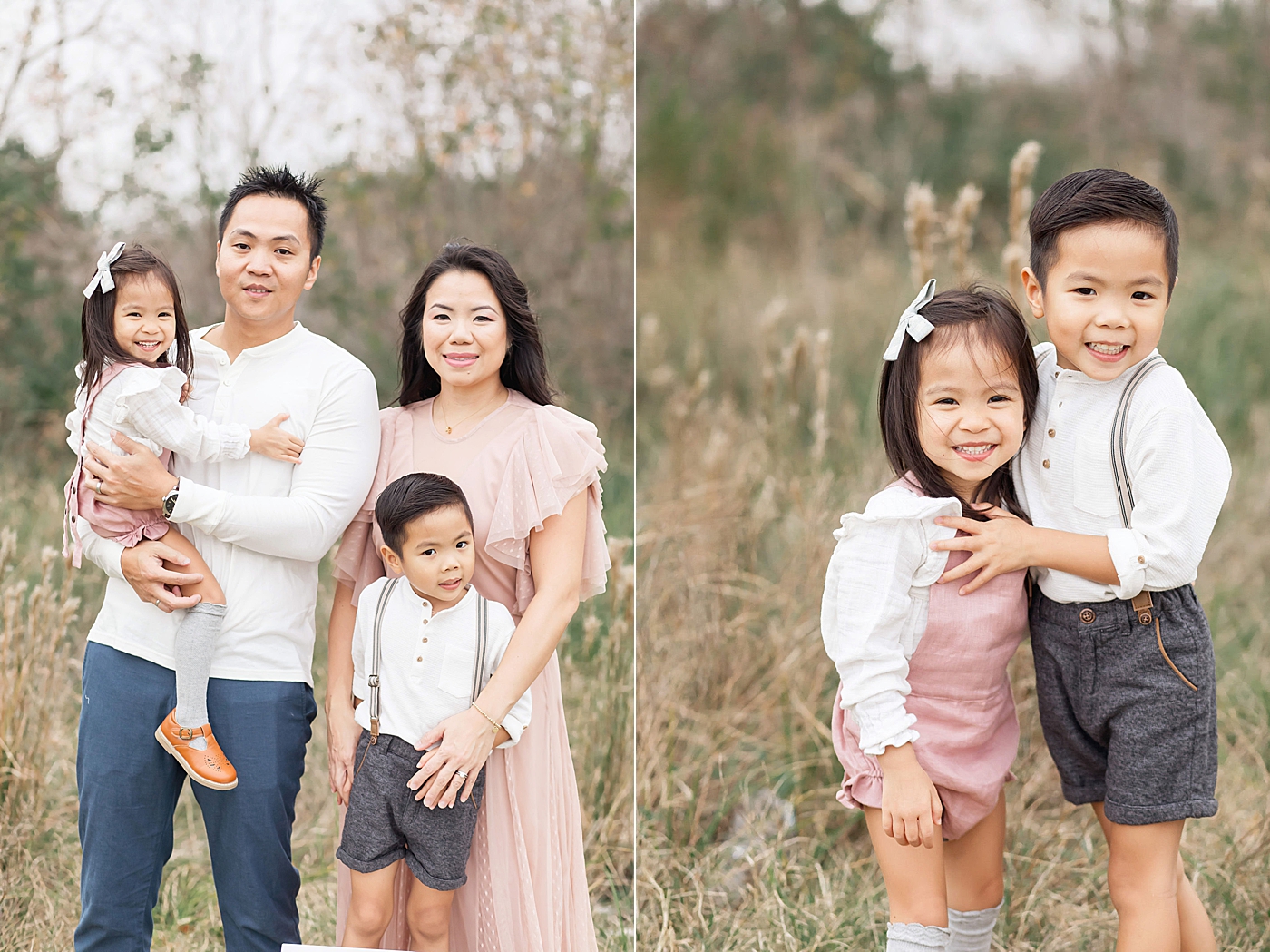 Inspiration for what to wear for family portraits this fall. Photo by Fresh Light Photography.