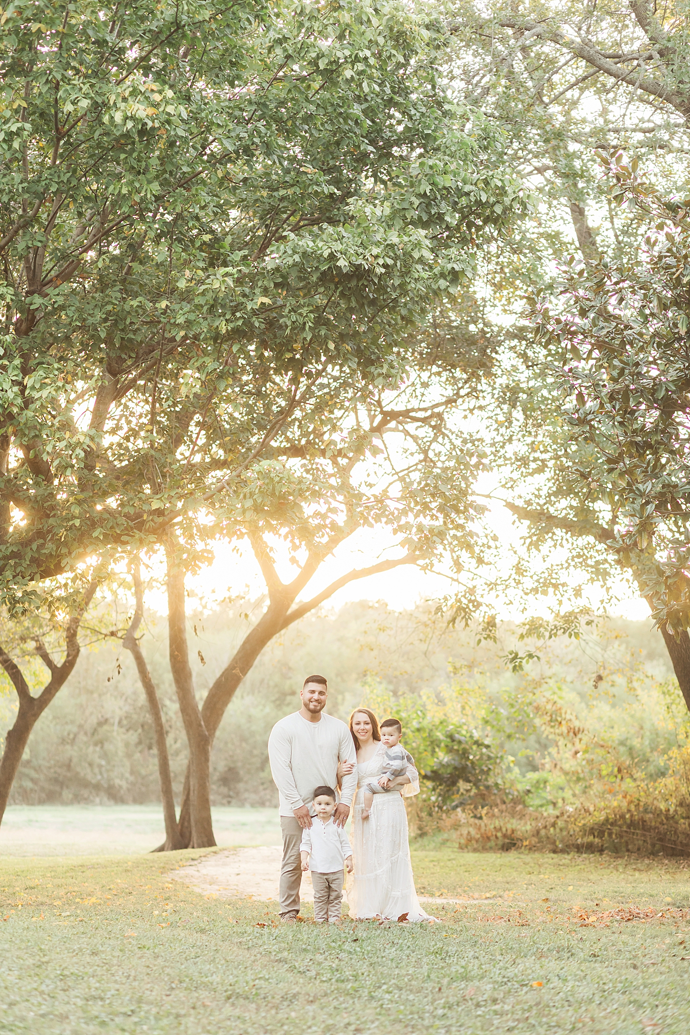 Sunset family session with Fresh Light Photography in Houston, TX. 
