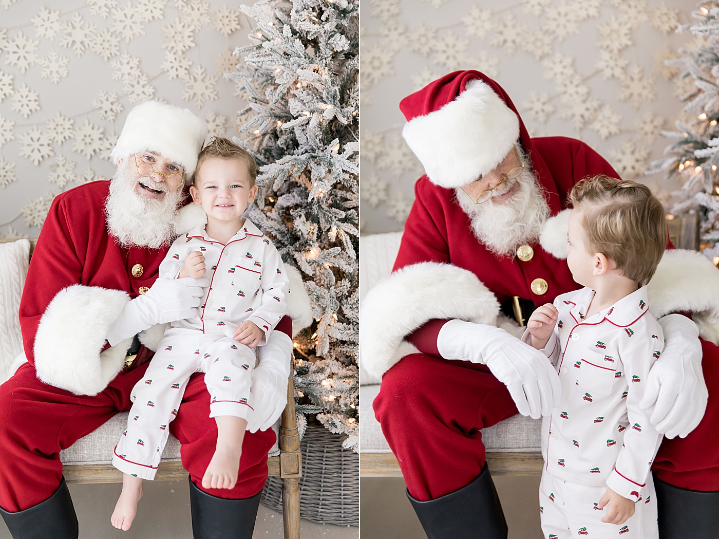 Santa pictures in Houston, Texas. Photo by Fresh Light Photography.