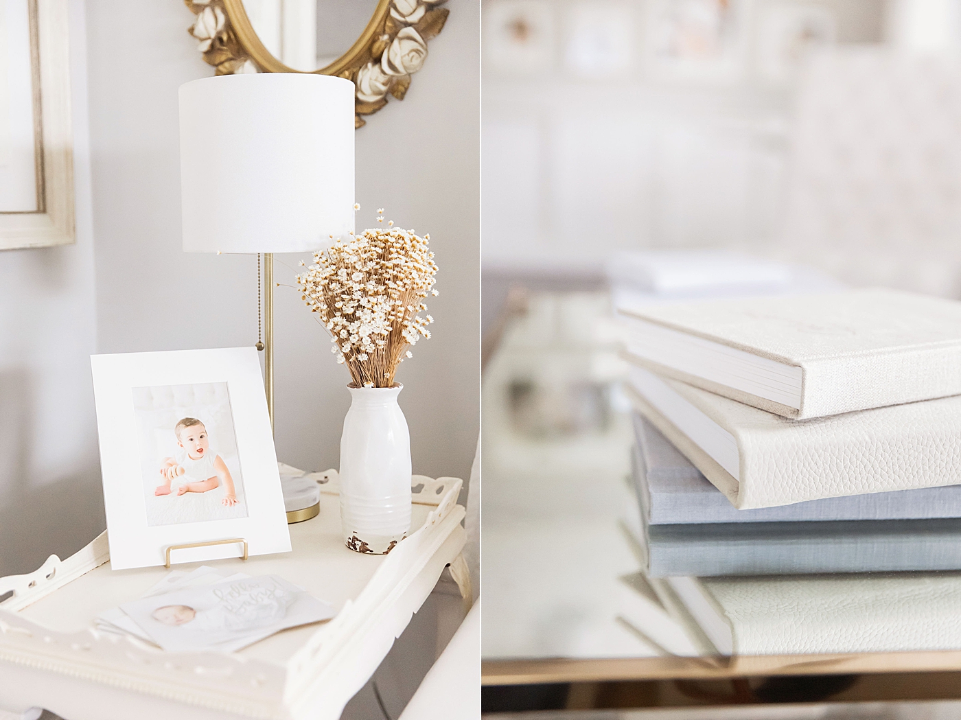 Gift ideas for grandparents - matted prints and albums. Photo by Fresh Light Photography.