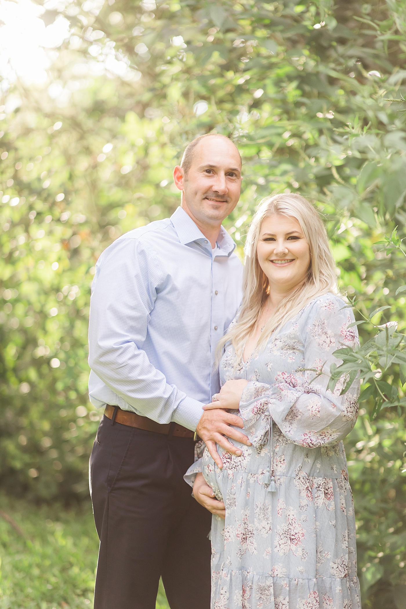 Sunset maternity photos with Fresh Light Photography in Houston, Texas.