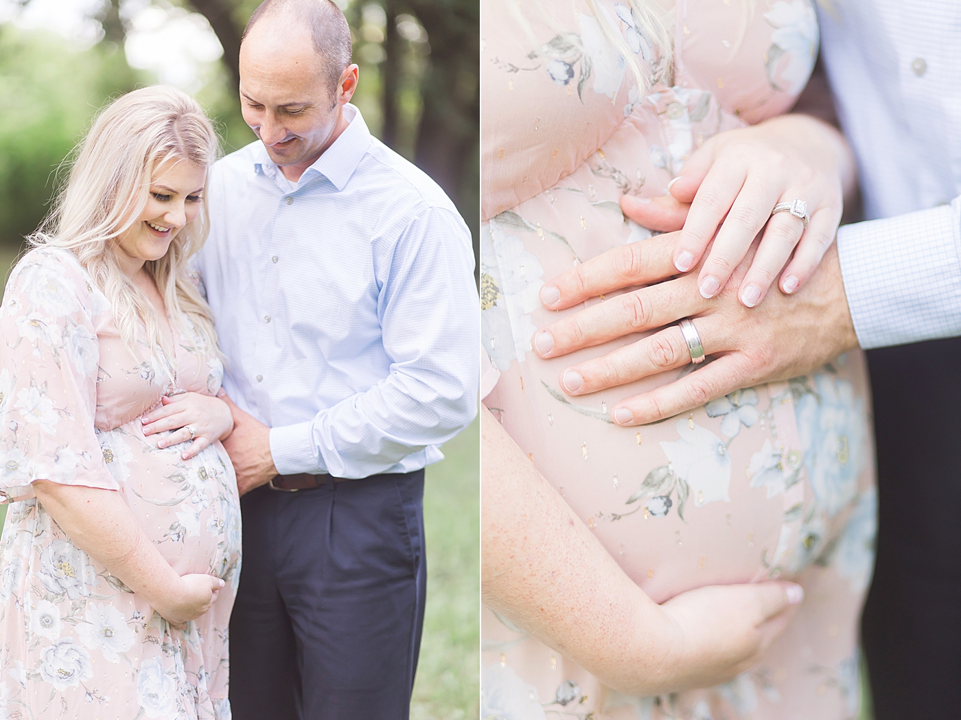 New parents celebrate pregnancy with maternity photoshoot. Photo by Fresh Light Photography.