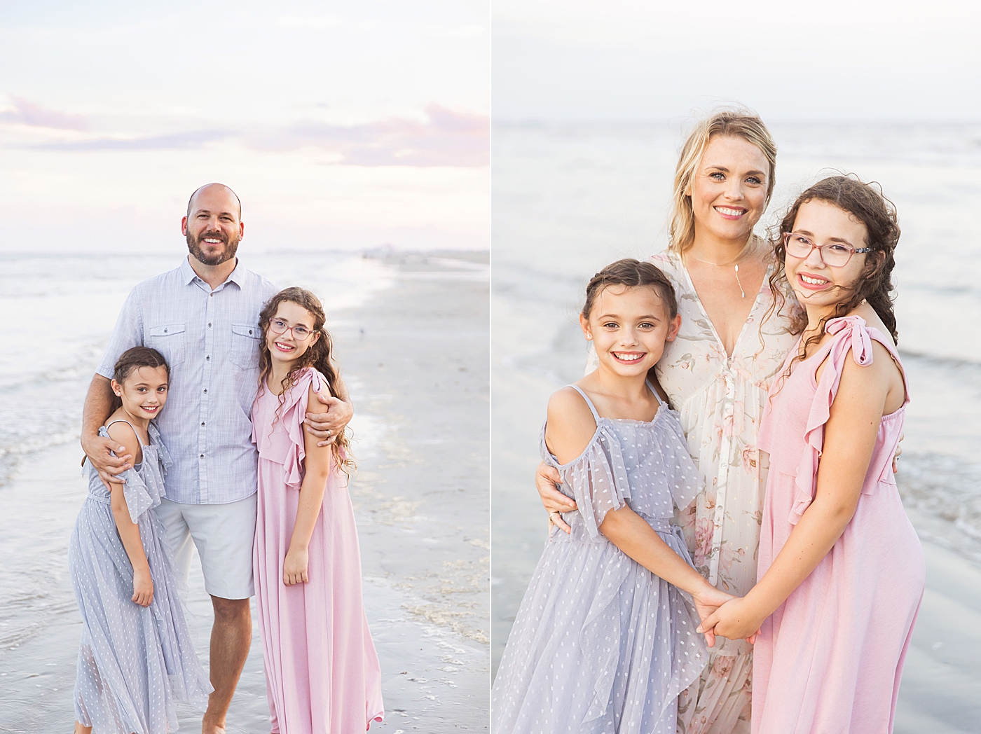 Mom and Dad with their two girls. Photo by Fresh Light Photography.