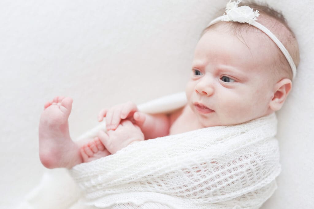 Newborn photography session